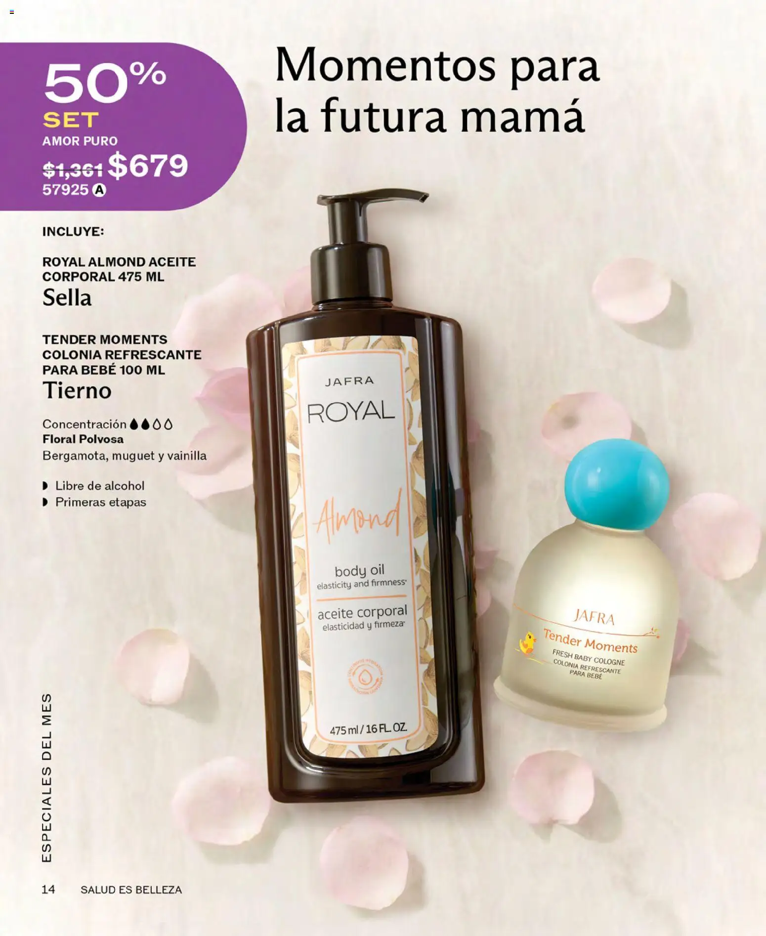 Nuevas ofertas de JAFRA válidas en toda la República Mexicana desde el 01.04.2026. ¡Encuentra las mejores ofertas en JAFRA catálogo! | Página: 14 | Productos: Aceite, Body