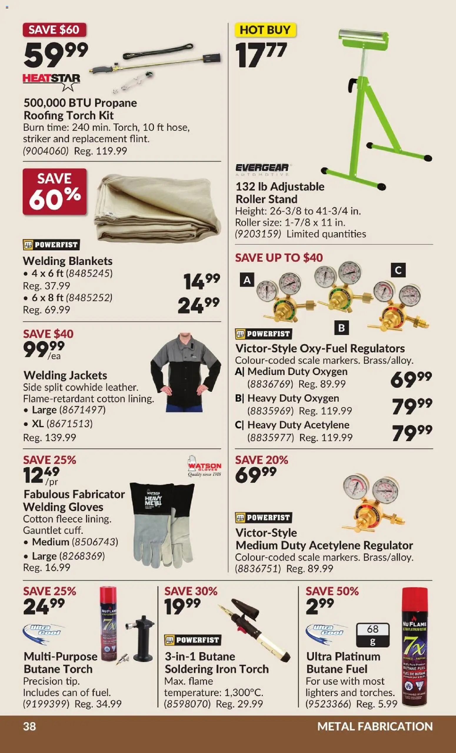 Princess Auto flyer valid from Jul 28, 2026 | Page: 43 | Products: Gloves, Iron