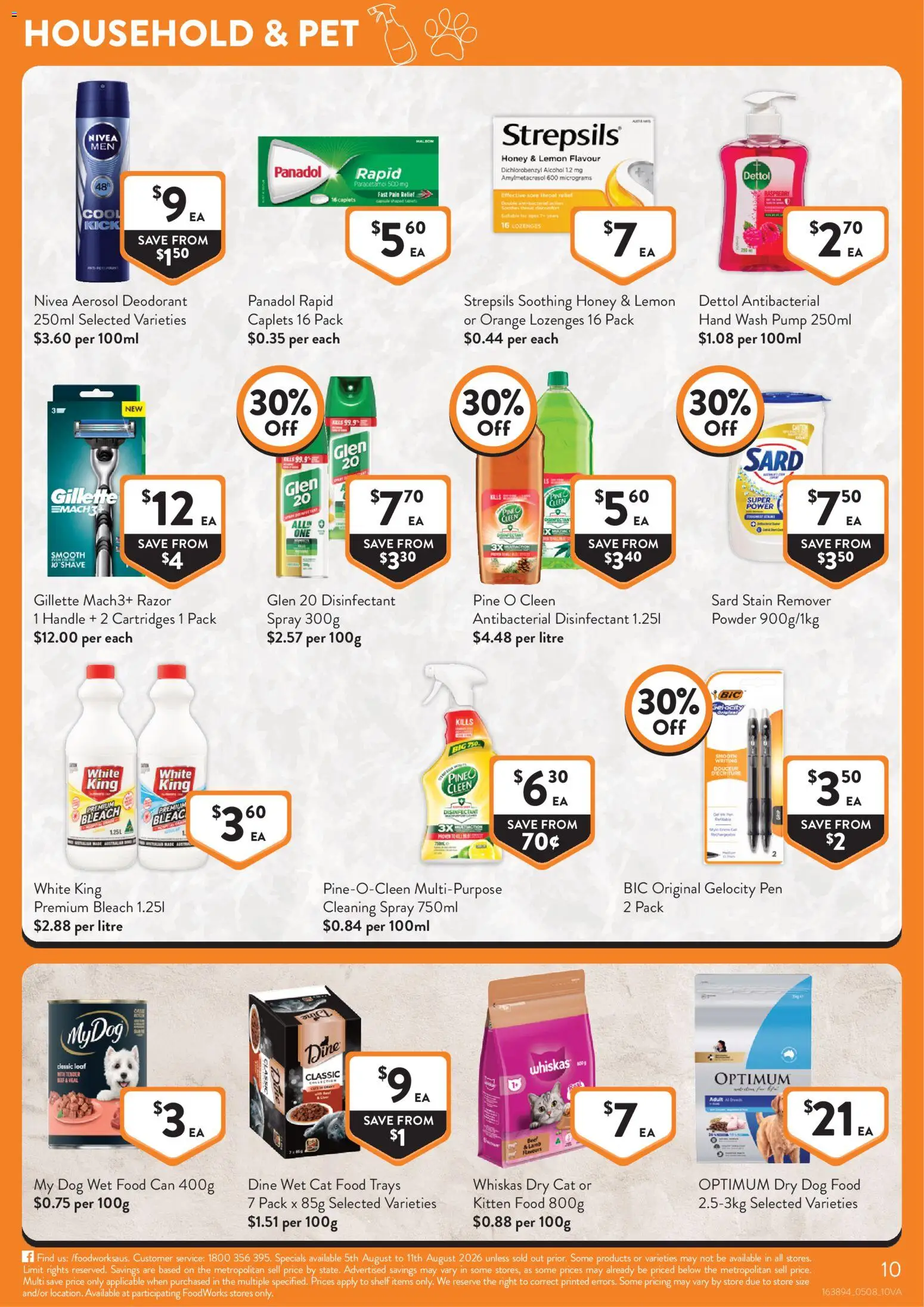 Foodworks catalogue - valid from 05/08/2026 | Page: 10 | Products: Honey, Date, Tablet, Multipurpose