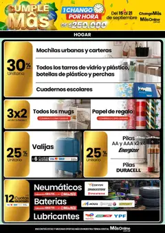 Vista previa Changomas Ofertas válido desde el 15/09/2026 | Página: 12 | Productos: Neumáticos, Papel de regalo, Pilas, Cuadernos