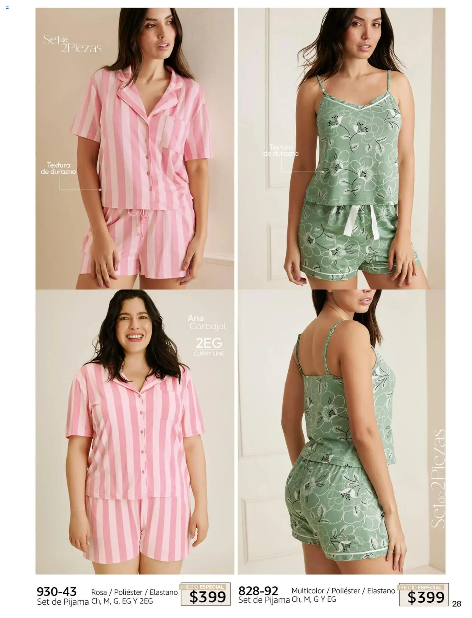 Nuevas ofertas de Cklass válidas en toda la República Mexicana desde el 02.01.2026. ¡Encuentra las mejores ofertas en Cklass catálogo Primavera! | Página: 393 | Productos: Durazno, Pijama