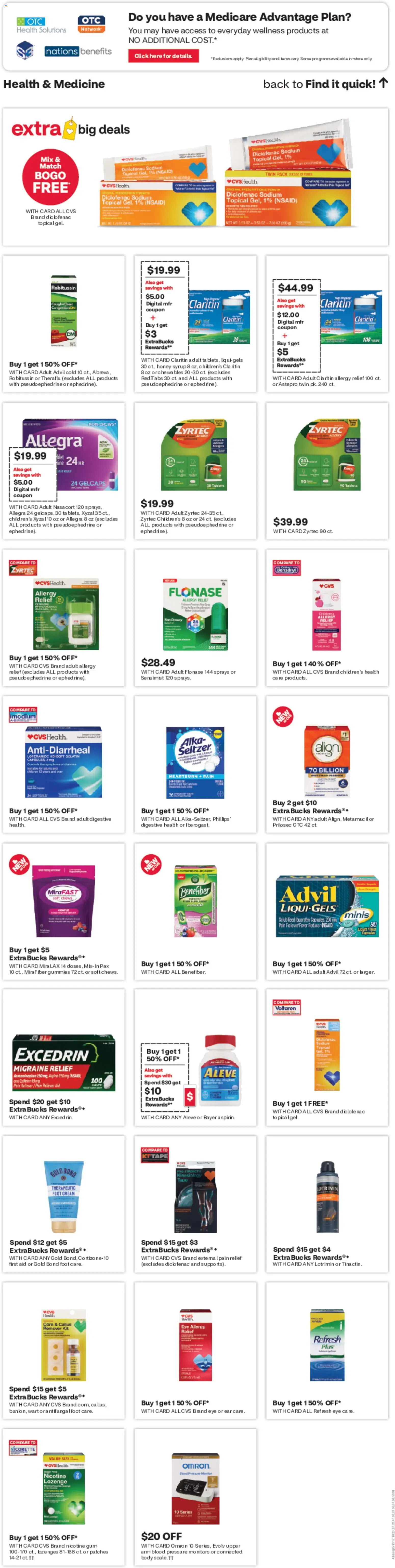 CVS Pharmacy Weekly Ad - PA - valid from 24.05.2026 | Page: 7 | Products: Corn, Trim, Cream