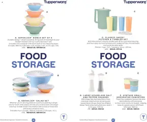 Preview of Tupperware - Sept-Dec 2026 Catalog from shop Tupperware valid from Sep 1, 2026 | Page: 9 | Products: Salad, Pepper, Salt, Lids