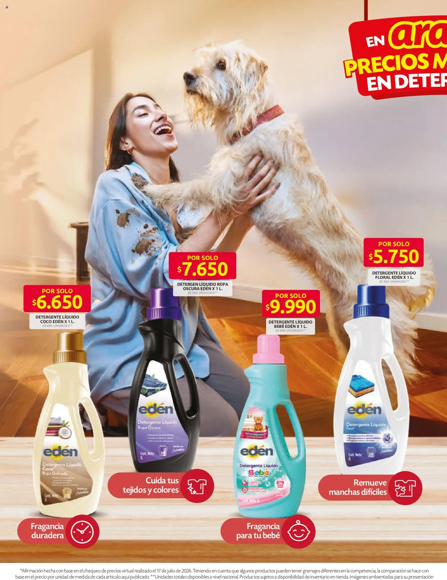 Ara revista - valida desde el 30/07/2026 | Página: 8 | Productos: Fragancia, Coco, Detergente, Ropa