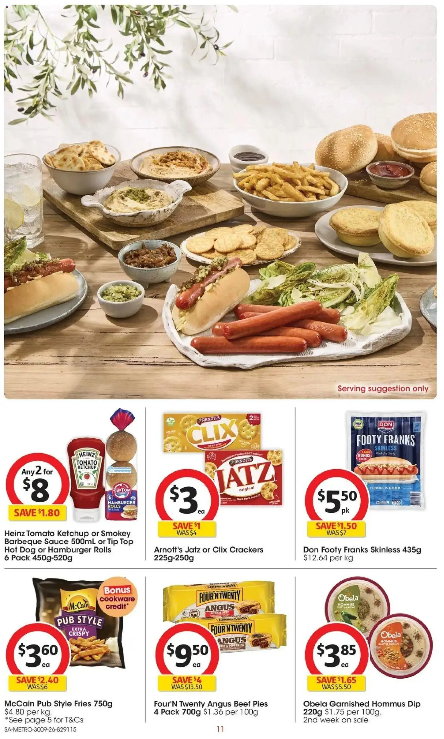 Coles catalogue - valid from 30/09/2026 | Page: 11 | Products: Fries, Beef, Cookware, Ketchup