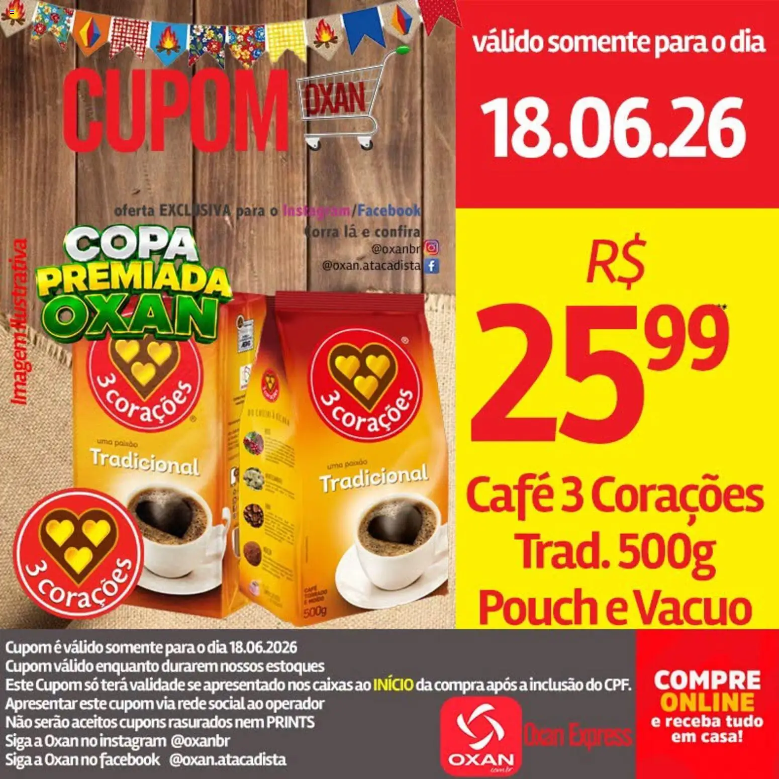 Oxan Atacadista Folheto - válido de 18.06.2026 | Página: 1