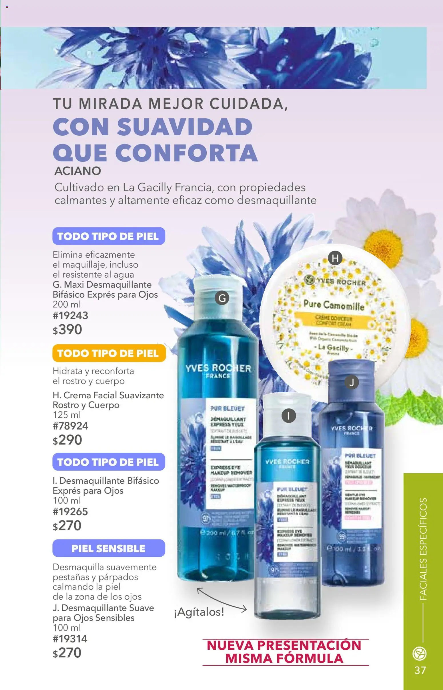 Nuevas ofertas de Yves Rocher válidas en toda la República Mexicana desde el 25/08/2026. ¡Encuentra las mejores ofertas en Yves Rocher campaña 12 2026! | Página: 37 | Productos: Crema, Agua, Desmaquillante, Suavizante