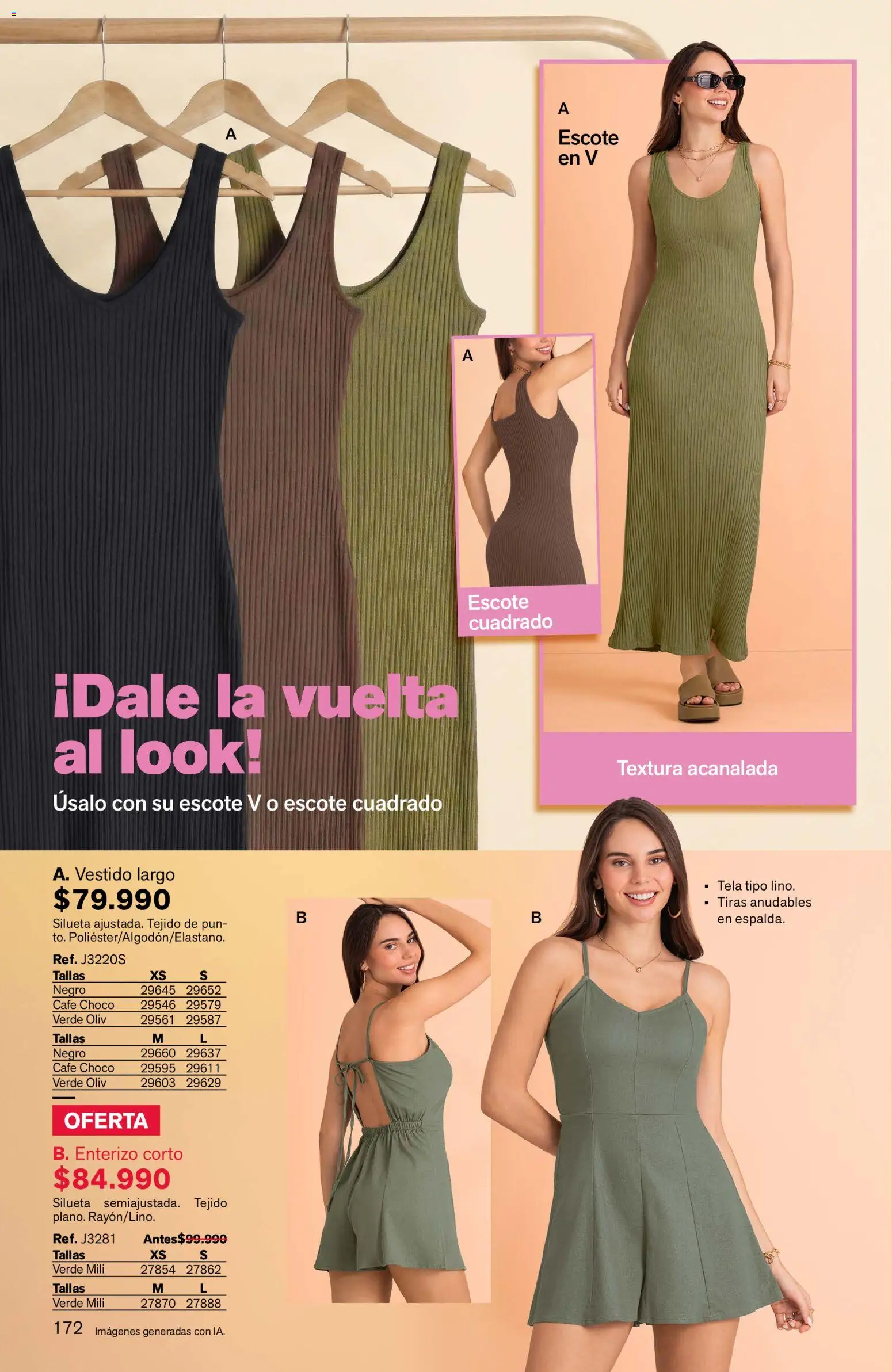 Leonisa revista - valida desde el 01/10/2026 | Página: 172 | Productos: Vestido, Café, Enterizo