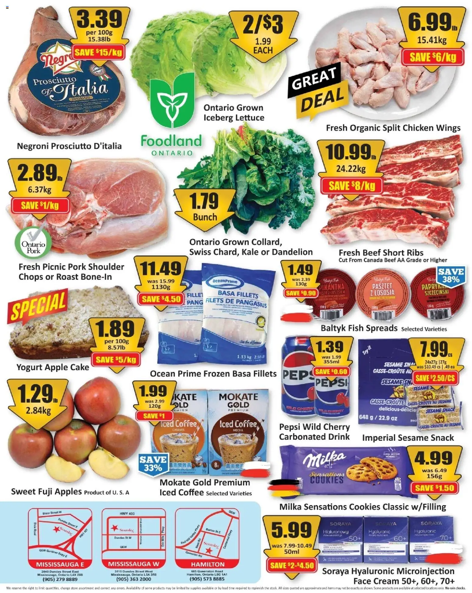 Starsky flyer valid from Jul 9, 2026 | Page: 2 | Products: Beef, Pasta, Chicken wings, Yogurt