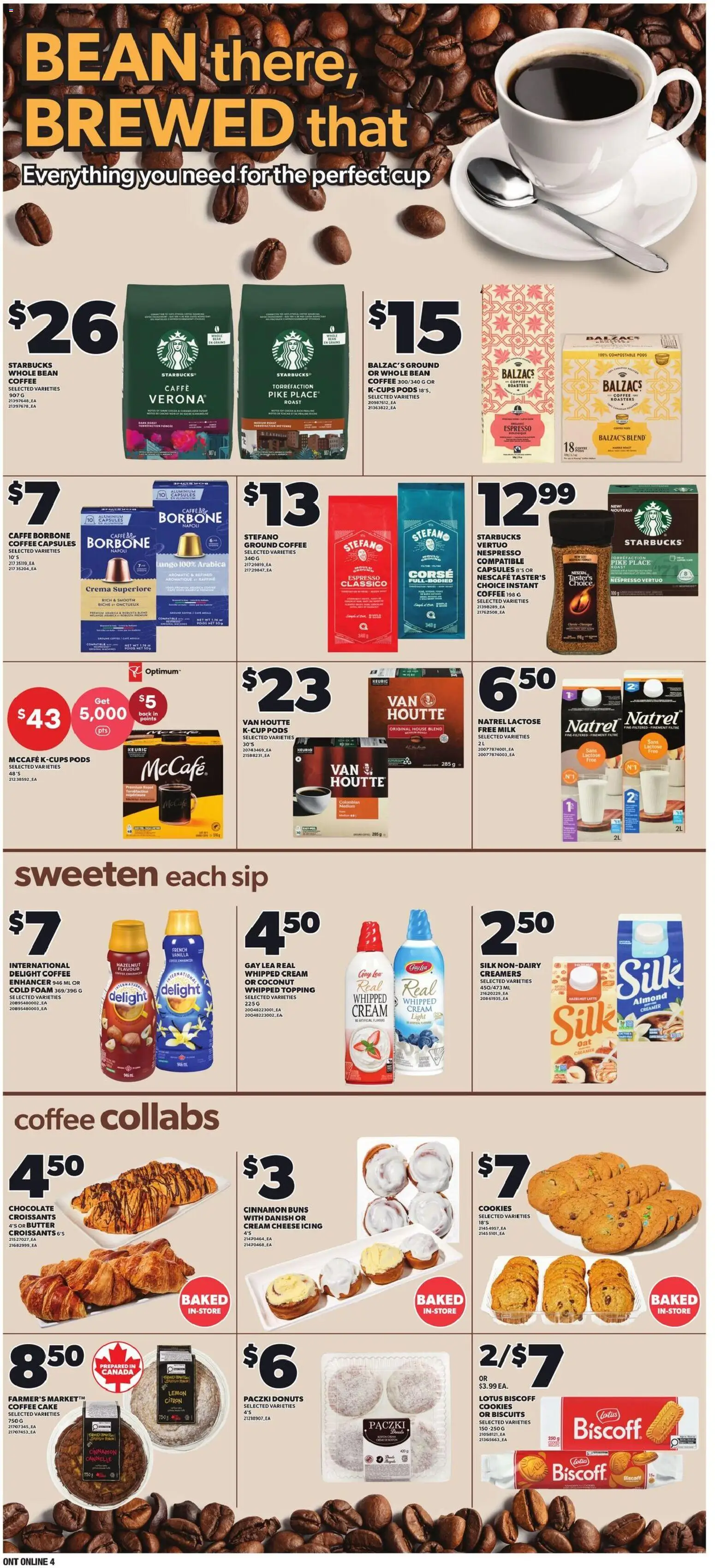 Zehrs flyer valid from Oct 1, 2026 | Page: 9 | Products: Cookies, Grains, Milk, Butter