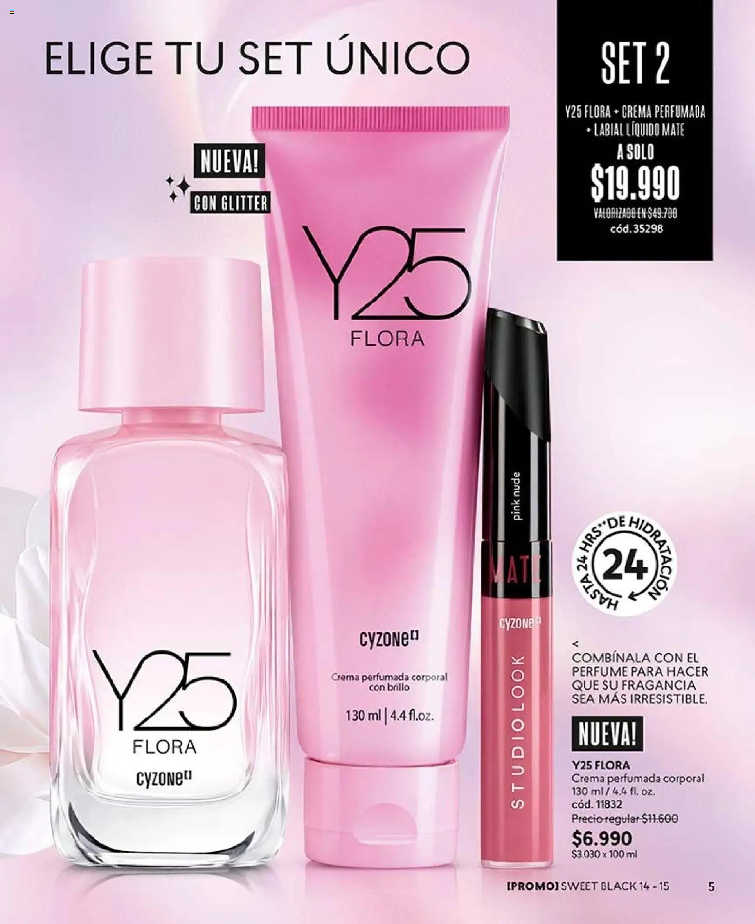Catálogo CyZone Campaña 13 │ válido desde el 25.07.2026 | Página: 5 | Productos: Brillo, Glitter, Perfume, Mate