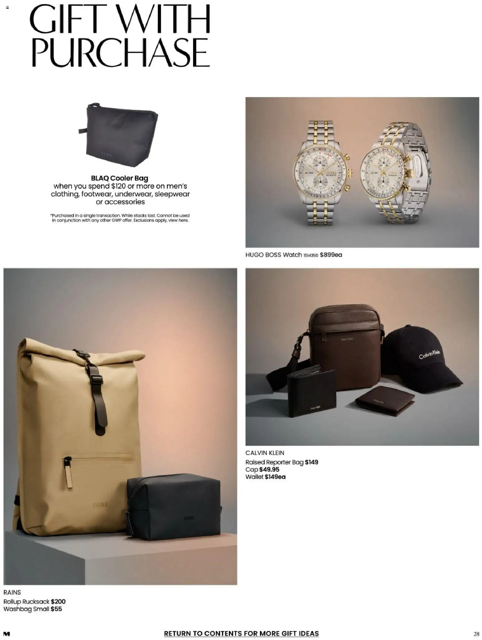 Myer catalogue - valid from 17/08/2026 | Page: 28 | Products: Wallet, Cap, Watch, Bag
