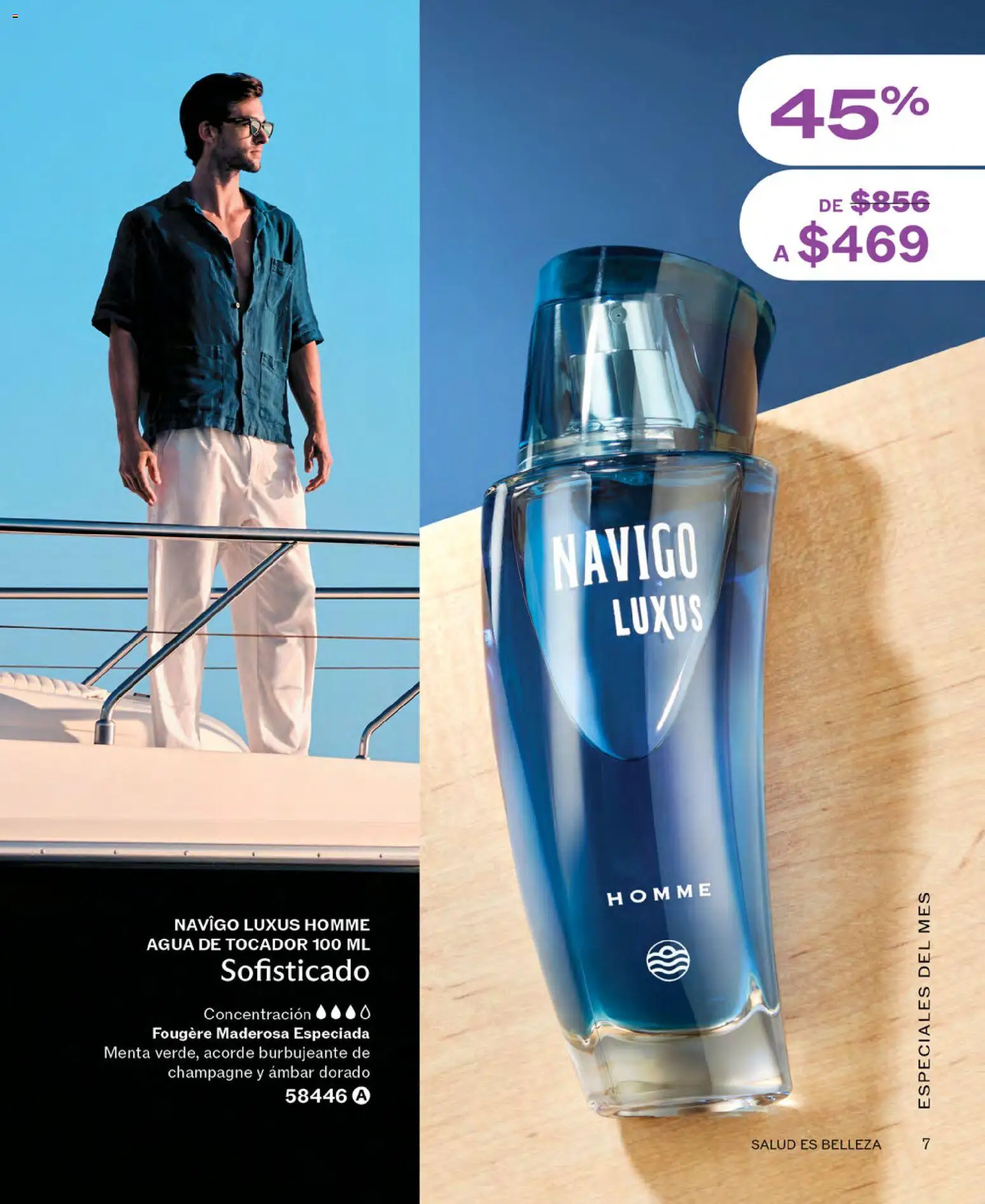 Nuevas ofertas de JAFRA válidas en toda la República Mexicana desde el 01.06.2026. ¡Encuentra las mejores ofertas en JAFRA catálogo! | Página: 7 | Productos: Champagne, Agua