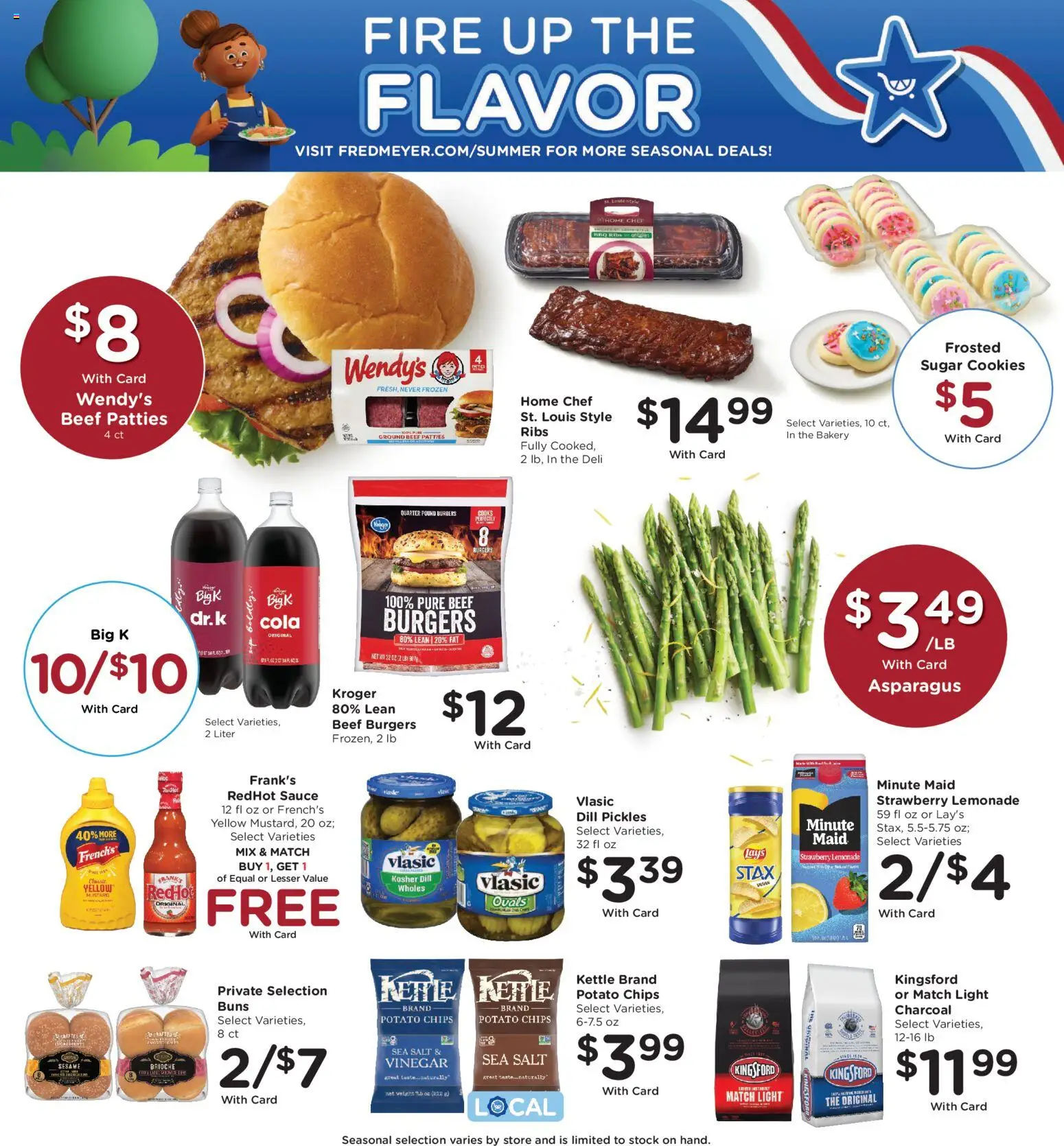 Fred Meyer Weekly Ad - valid from 07/29/2026 | Page: 11 | Products: Bakery, Beef, Chips, Sauce