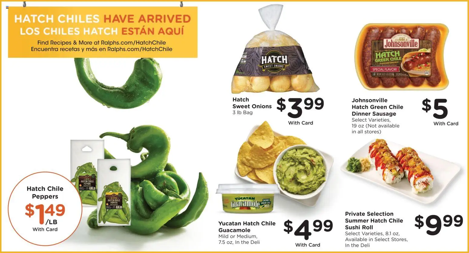 Ralphs Weekly Ad - valid from 07/29/2026 | Page: 12 | Products: Peppers, Sausage, Bag