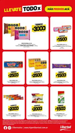 Vista previa Hipermercado Libertad - TODO X sem 19 válido desde el 29.04.2026 | Página: 4 | Productos: Azucar, Alfajor, Turrón, Galletas