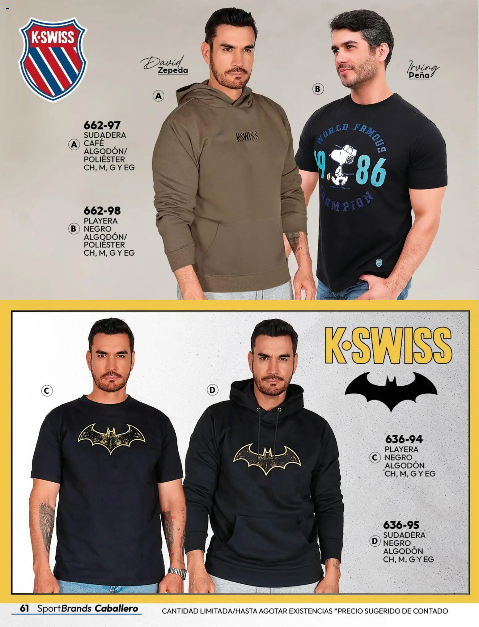 Nuevas ofertas de Cklass válidas en toda la República Mexicana desde el 08/07/2026. ¡Encuentra las mejores ofertas en Cklass catálogo Sportbrands dama! | Página: 209 | Productos: Café, Algodón, Sudadera, Playera