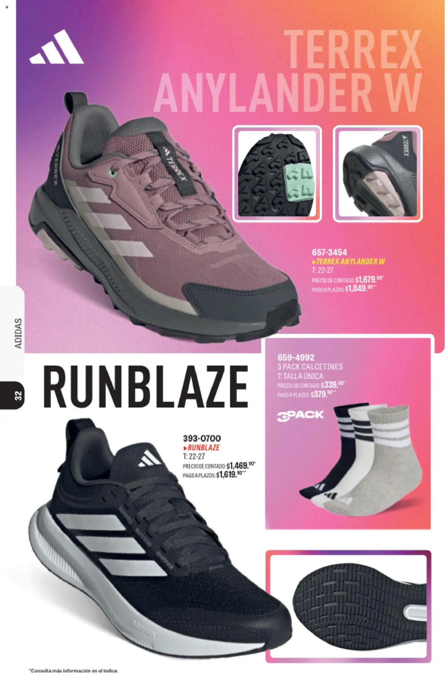 Nuevas ofertas de Andrea válidas en toda la República Mexicana desde el 23/08/2026. ¡Encuentra las mejores ofertas en Andrea catálogo Sport! | Página: 21 | Productos: Calcetines