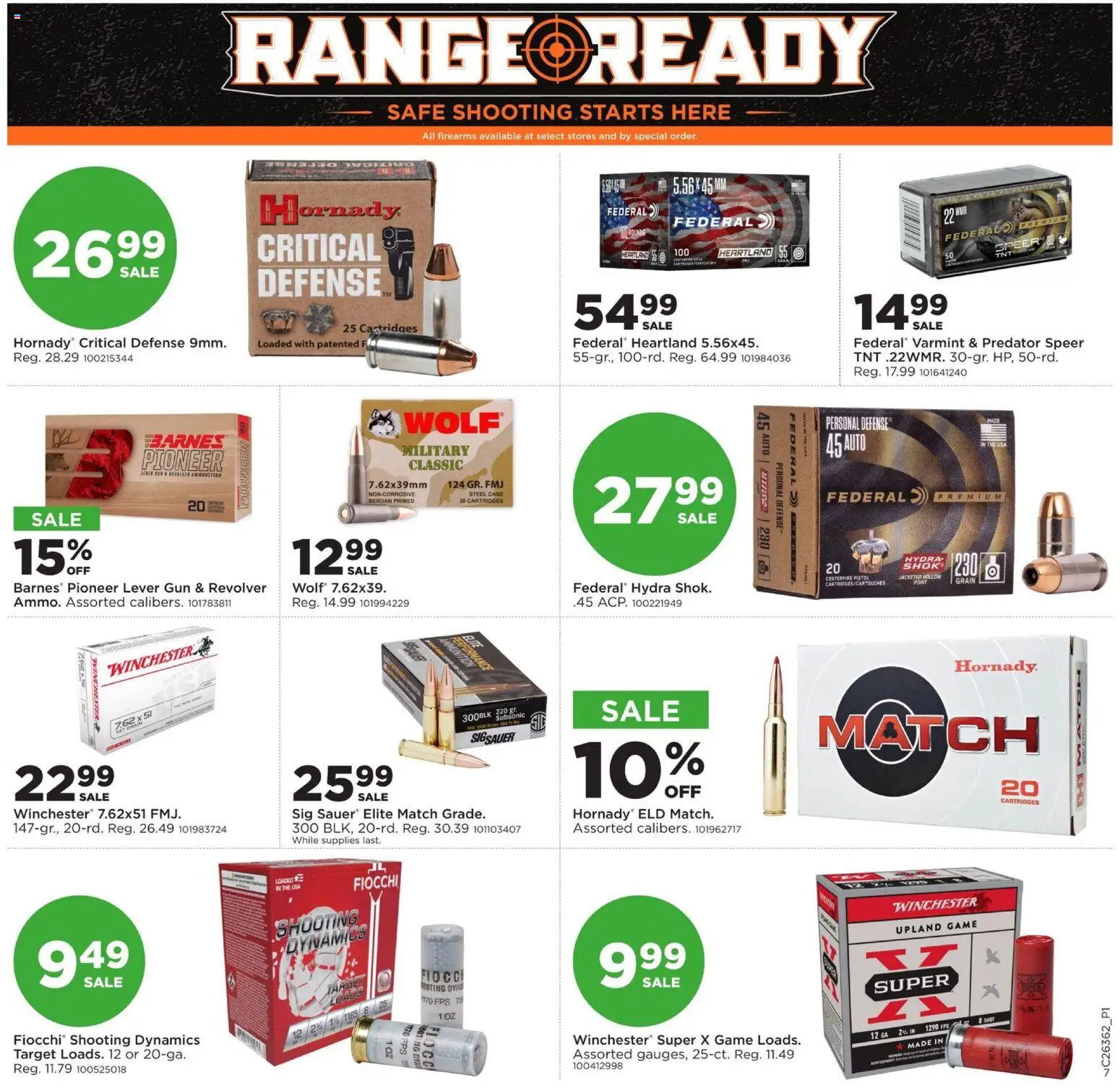 Mills Fleet Farm Ad - valid from 08/31/2026 | Page: 7 | Products: Safe, Game, Case, Gun