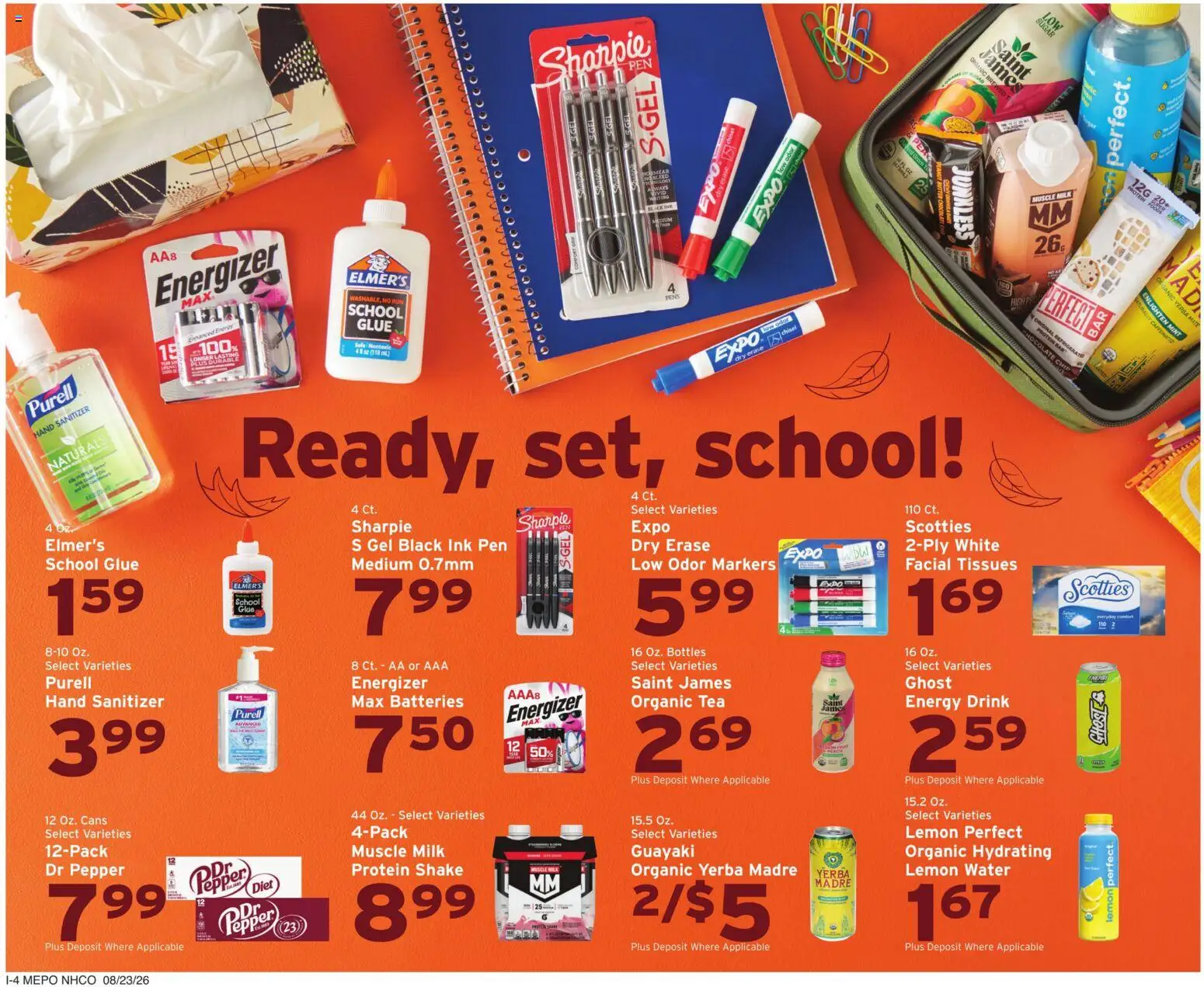 Hannaford Weekly Ad - valid from 08/23/2026 | Page: 12 | Products: Butter, Protein bar, Water, Pepper