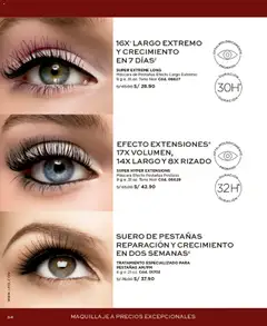 Vista previa de folleto L'Bel catálogo - Campaña 15 de la L'Bel válido desde 09/09/2026 | Página: 54 | Productos: Máscara, Pestañas postizas, Maquillaje