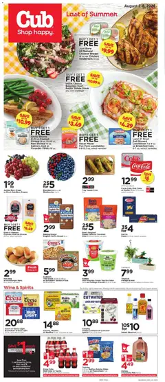 Preview of Cub Foods weekly ads valid from 08/02/2026