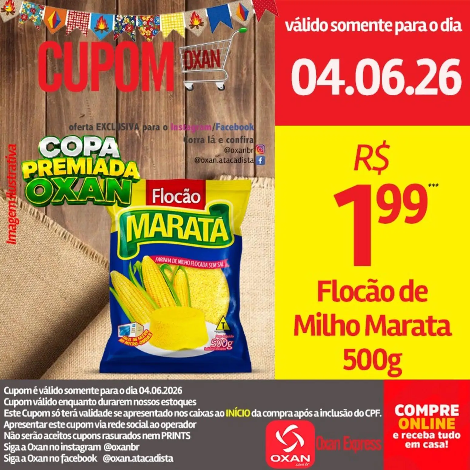 Oxan Atacadista Folheto - válido de 04.06.2026 | Página: 20 | Produtos: Copa, Sal