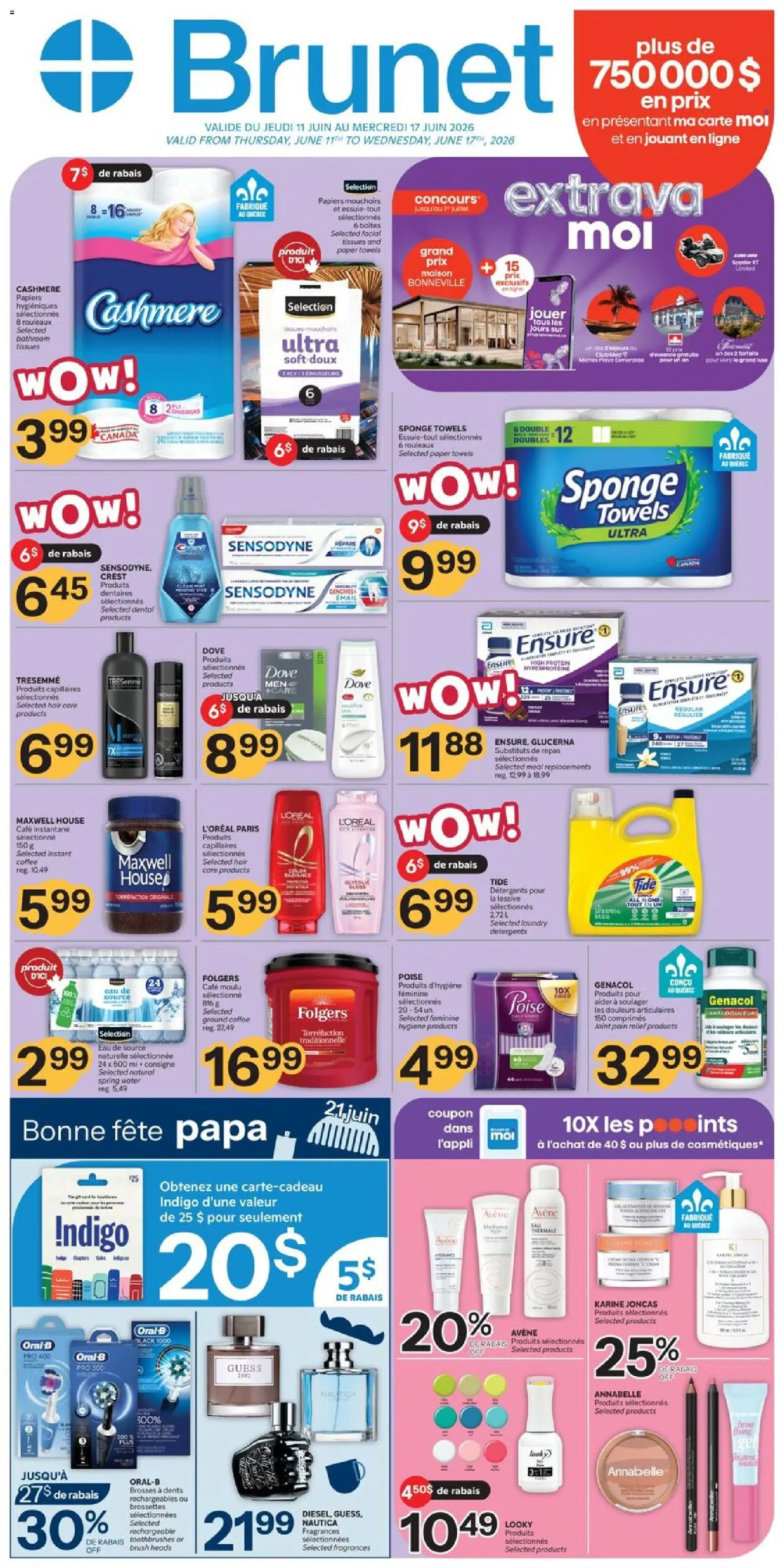 Brunet flyer valid from 11.06.2026 | Page: 1 | Products: Brush, Sponge, Coffee