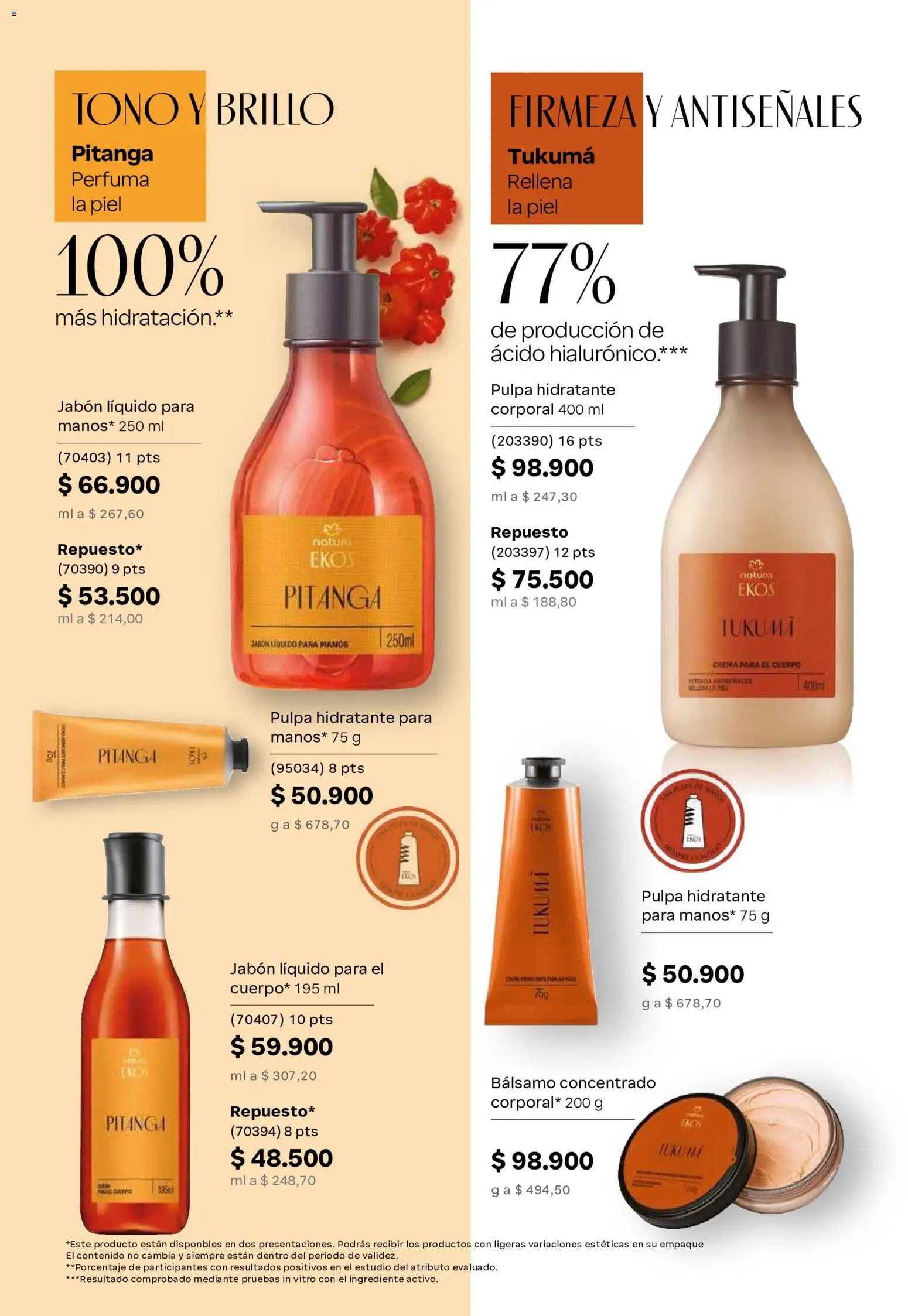 Natura revista - valida desde el 01/07/2026 | Página: 23 | Productos: Crema, Bálsamo, Brillo, Jabón