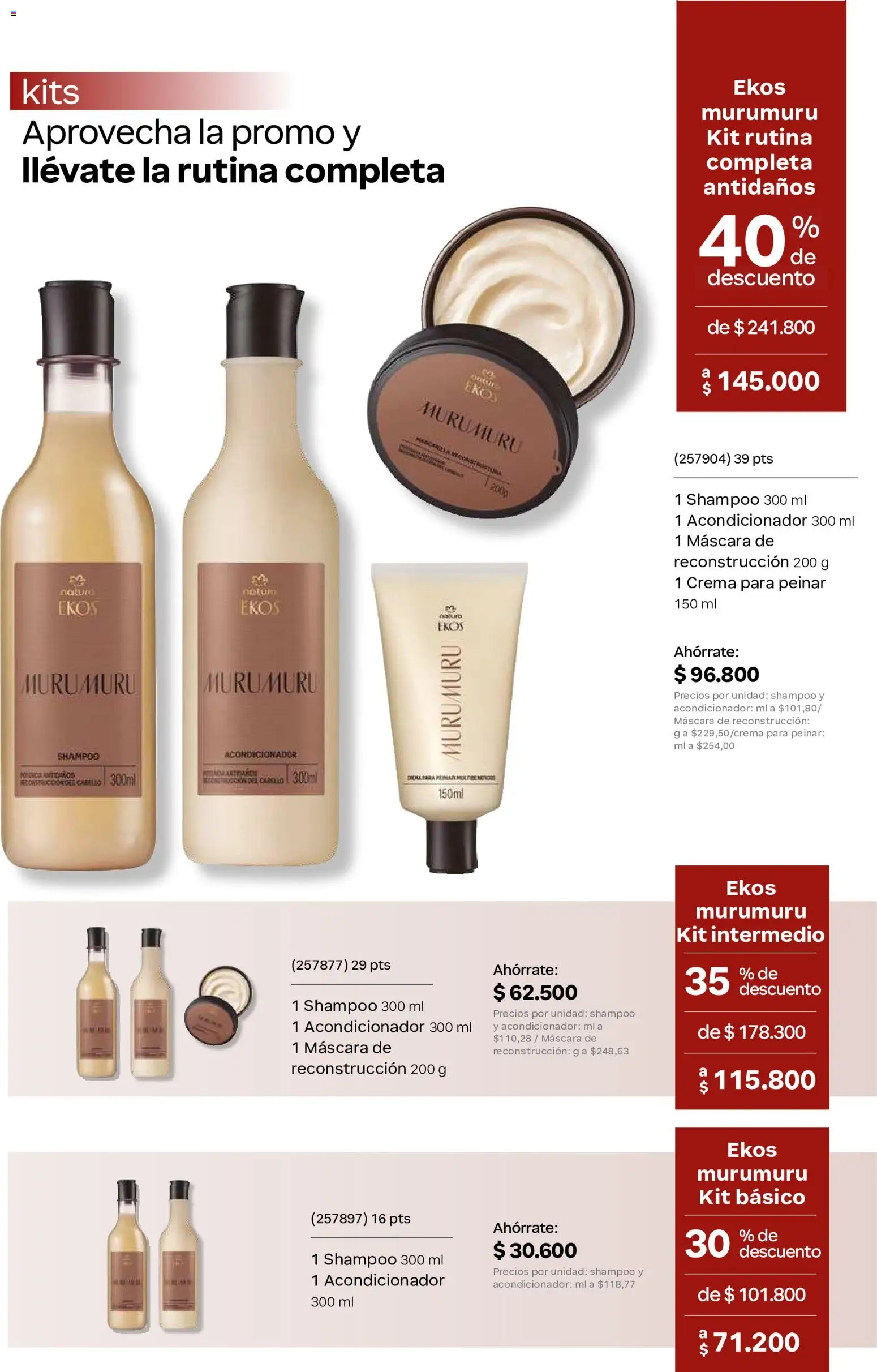 Natura revista - valida desde el 11.06.2026 | Página: 153 | Productos: Crema, Shampoo, Máscara, Acondicionador