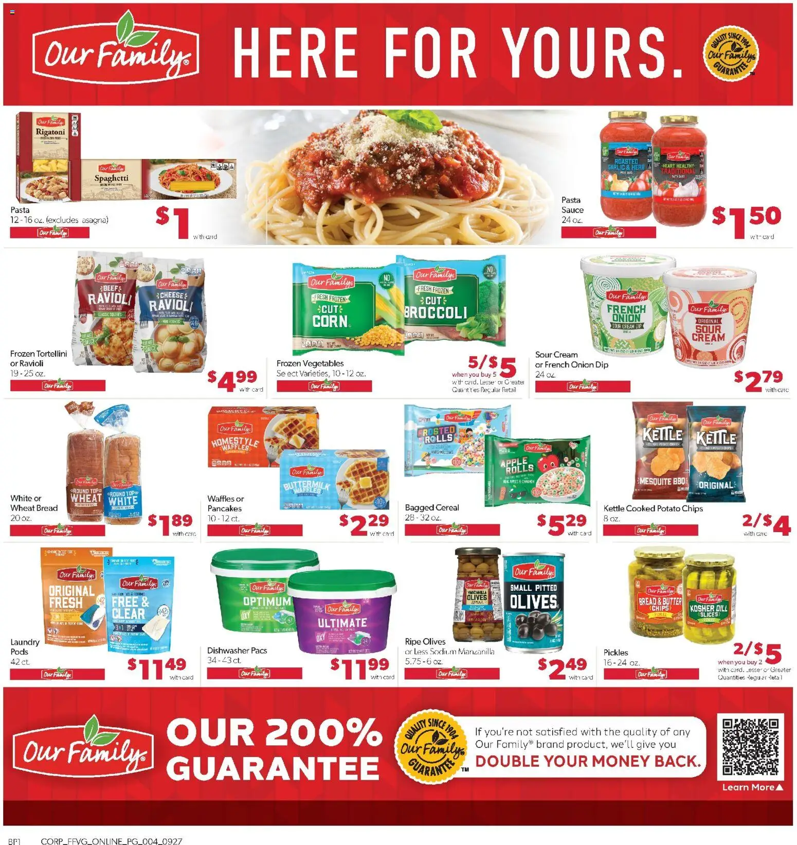 Family Fare Weekly Ad - valid from 09/27/2026 | Page: 10 | Products: Broccoli, Butter, Garlic, Dill