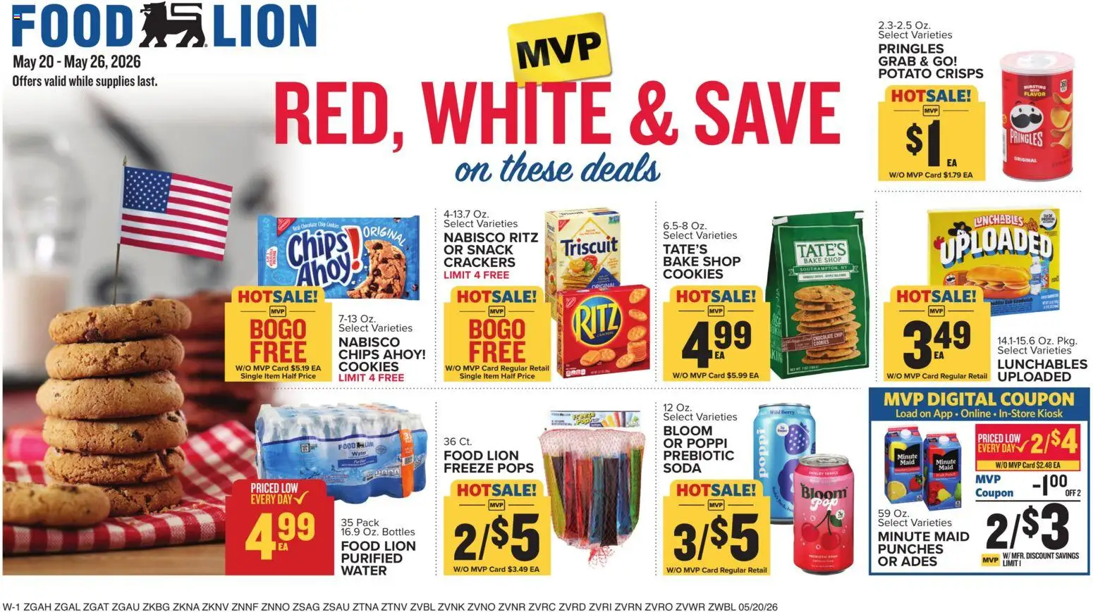 Food Lion Weekly Ad - valid from 20.05.2026 | Page: 9 | Products: Chocolate, Chips, Cookies, Chocolate Chip