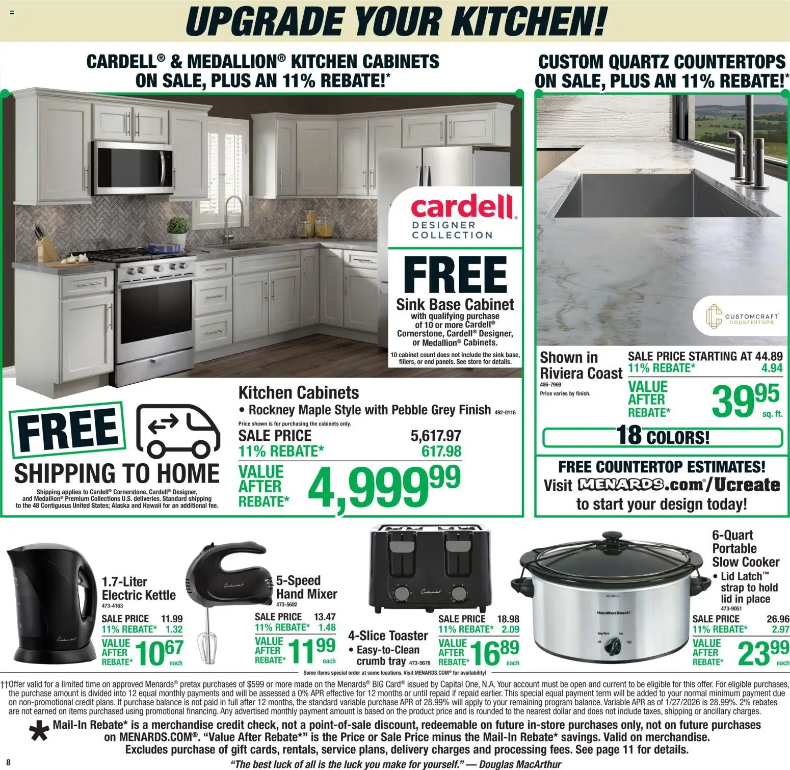 Menards Weekly Ad - valid from 07.05.2026 | Page: 12 | Products: Toaster, Cooker, Kettle, Mixer