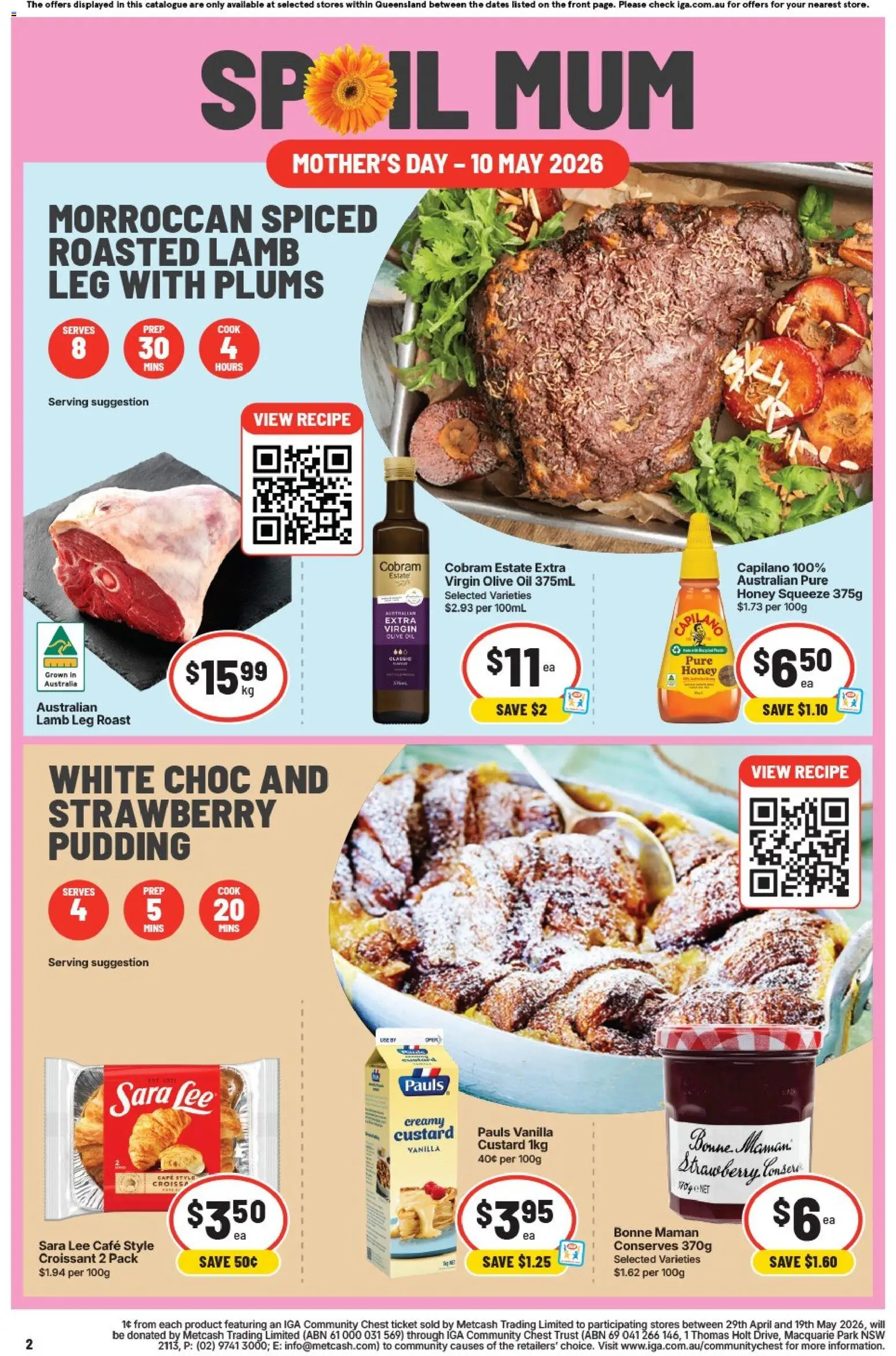IGA catalogue - valid from 06.05.2026 | Page: 3 | Products: Gate, Honey, Lamb, Olive oil