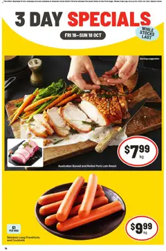 Preview of IGA 3 Day Specials VIC - valid from 16/10/2026