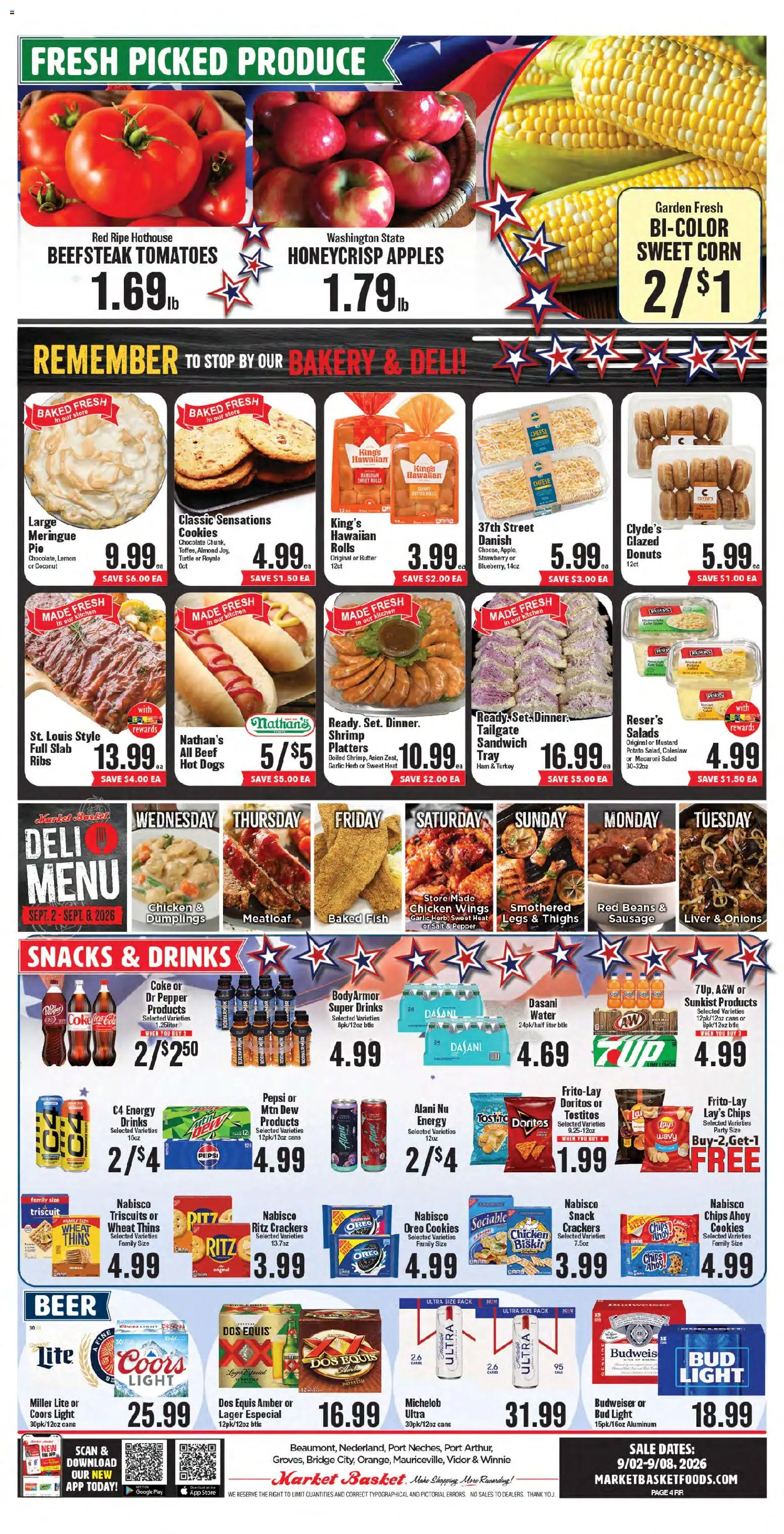 Market Basket Weekly Ad - valid from 09/02/2026 | Page: 6 | Products: Turkey, Cheese, Lemon, Sausage