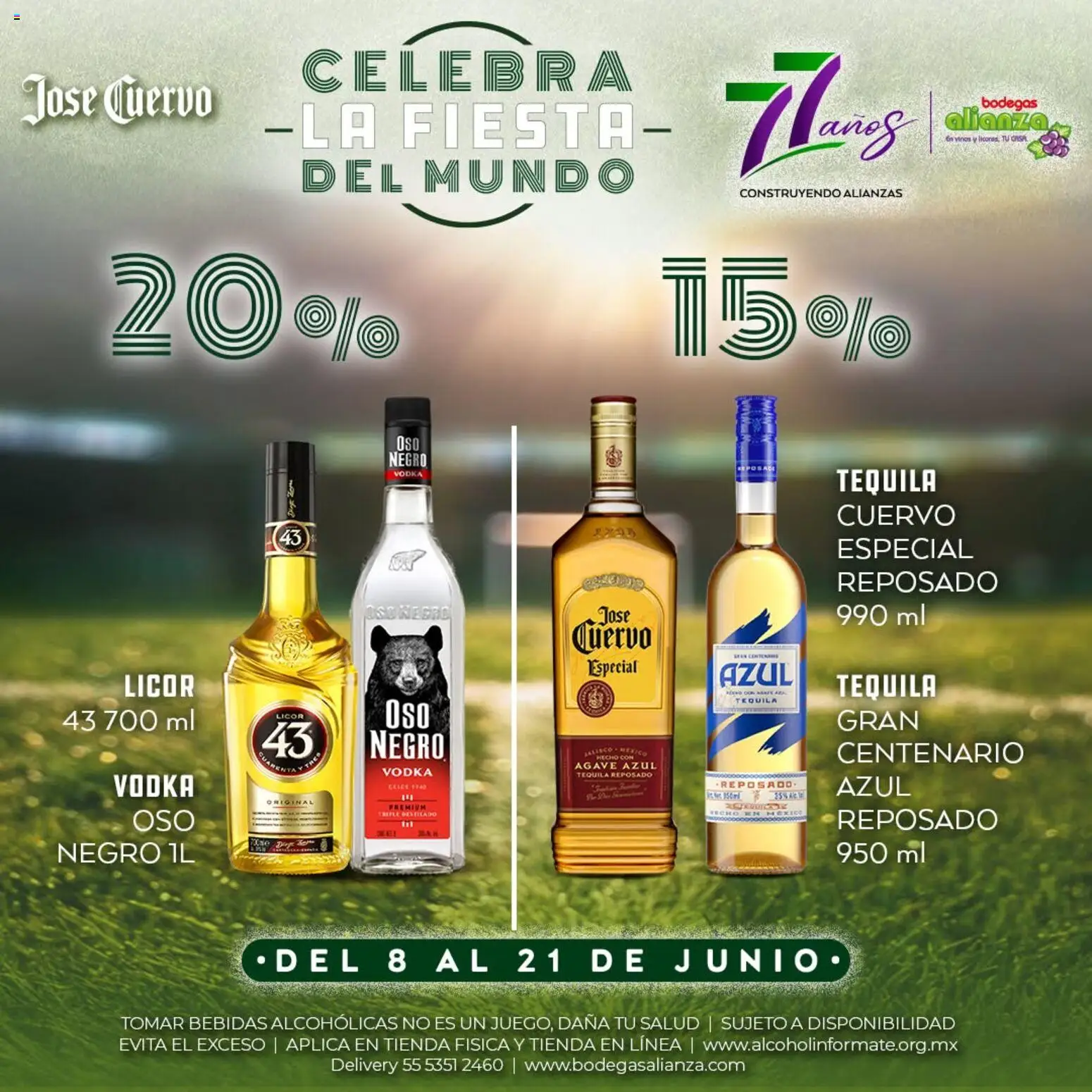 Nuevas ofertas de Bodegas Alianza válidas en toda la República Mexicana desde el 08.06.2026. ¡Encuentra las mejores ofertas en Bodegas Alianza catálogo Celebra la fiesta del mundo! | Página: 5