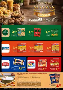 Cometa Supermercados ofertas Festival de Massas M Dias e Jsb - Pré-Visualização do folheto da loja Cometa Supermercados, válido de 22/09/2026 | Página: 1