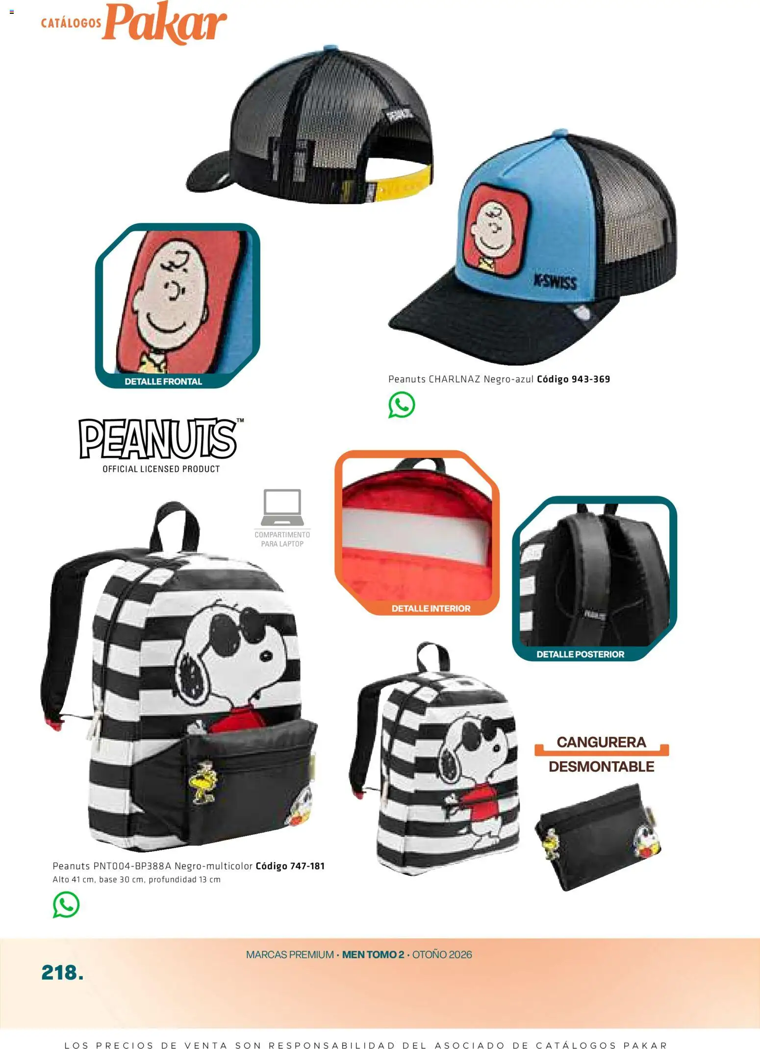 Nuevas ofertas de SC Pakar válidas en toda la República Mexicana desde el 28/08/2026. ¡Encuentra las mejores ofertas en SC Pakar catálogo Premium Men Tomo 2! | Página: 218 | Productos: Cangurera, Laptop