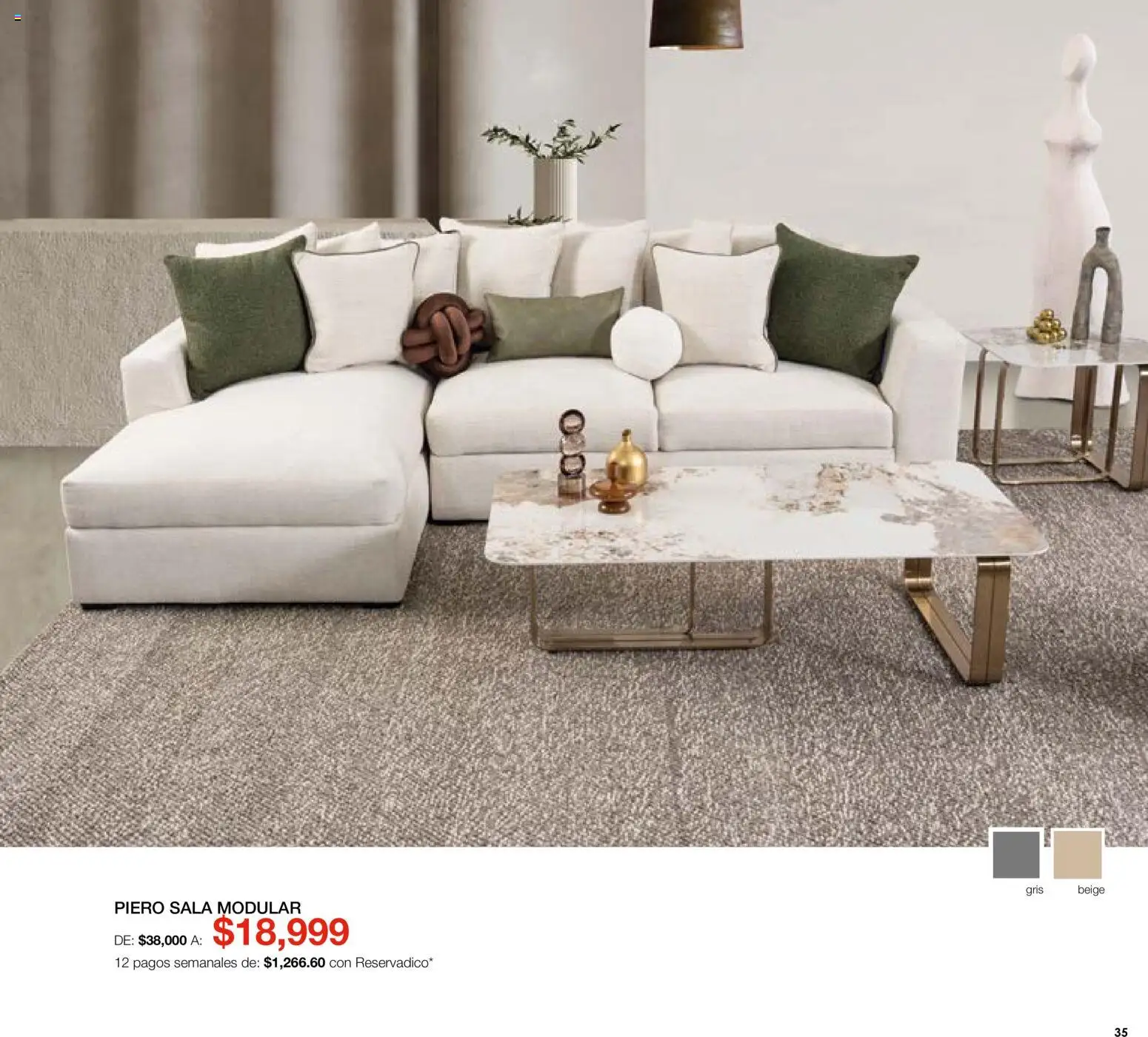 Nuevas ofertas de Muebles Dico válidas en toda la República Mexicana desde el 01/07/2026. ¡Encuentra las mejores ofertas en Muebles Dico catálogo! | Página: 35 | Productos: Modular