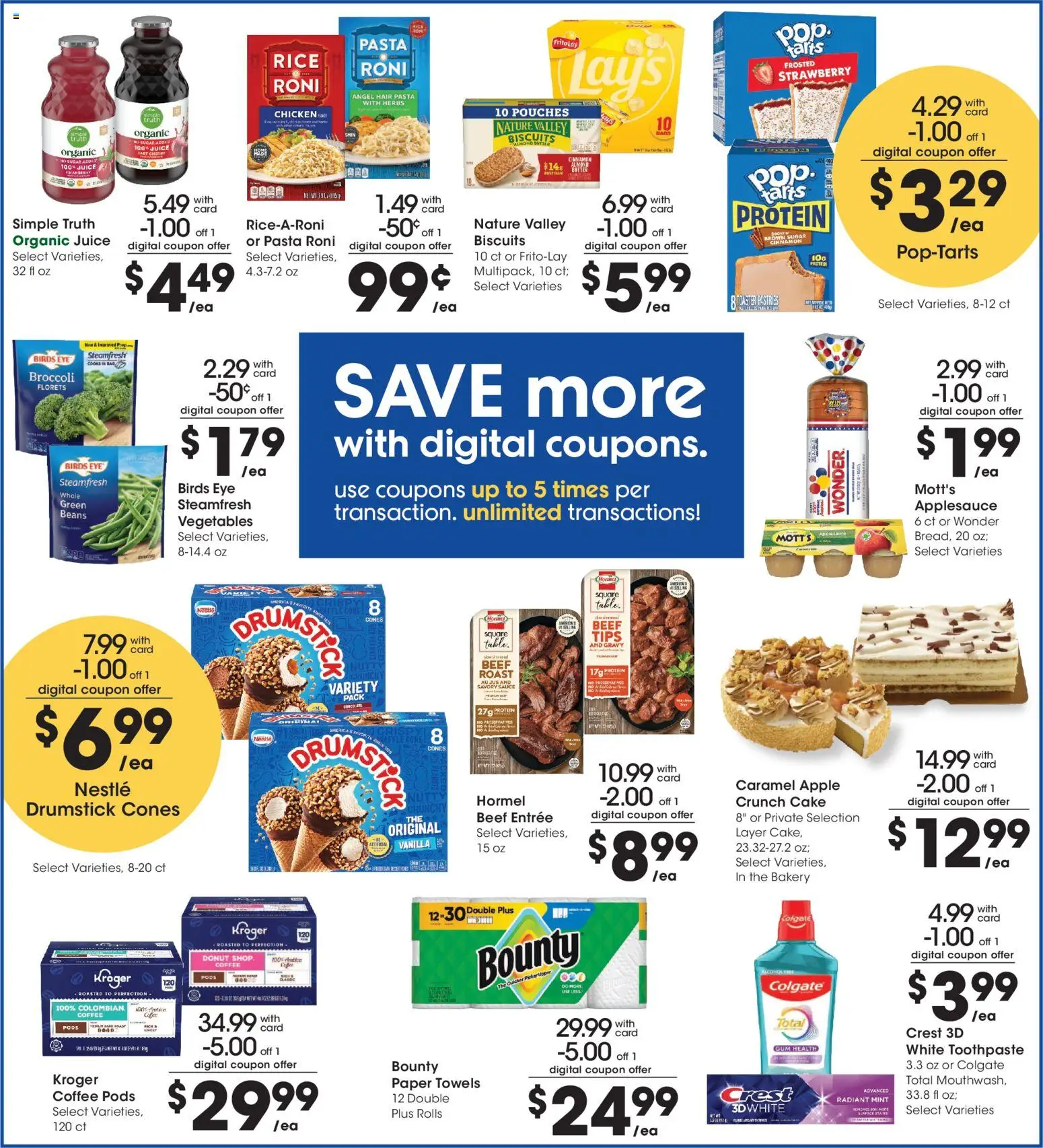 Fred Meyer Weekly Ad - valid from 09/30/2026 | Page: 7 | Products: Coffee, Toothpaste, Rice, Sauce