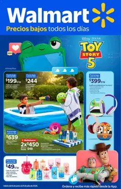 Vista previa de Walmart folleto Toy Story, nuevo folleto de la tienda, válido en México a partir del 08.06.2026