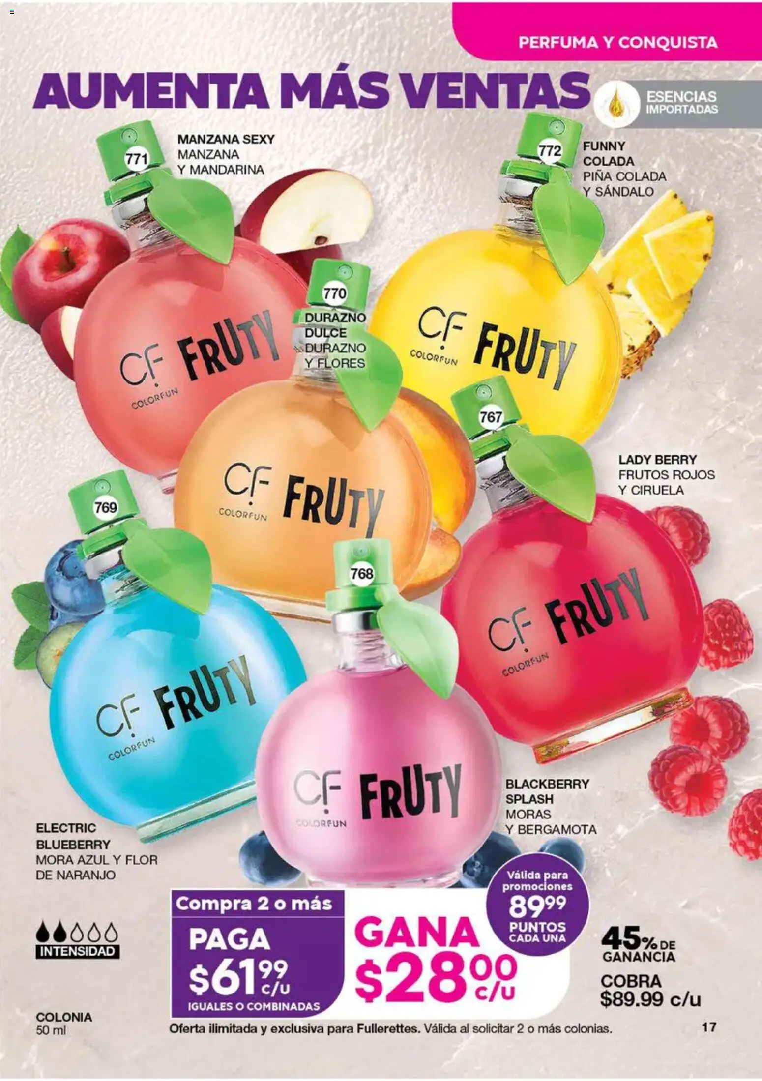 Nuevas ofertas de Fuller válidas en toda la República Mexicana desde el 02/09/2026. ¡Encuentra las mejores ofertas en Fuller Gana Más 11 2026! | Página: 15 | Productos: Durazno, Manzana, Piña, Esencias