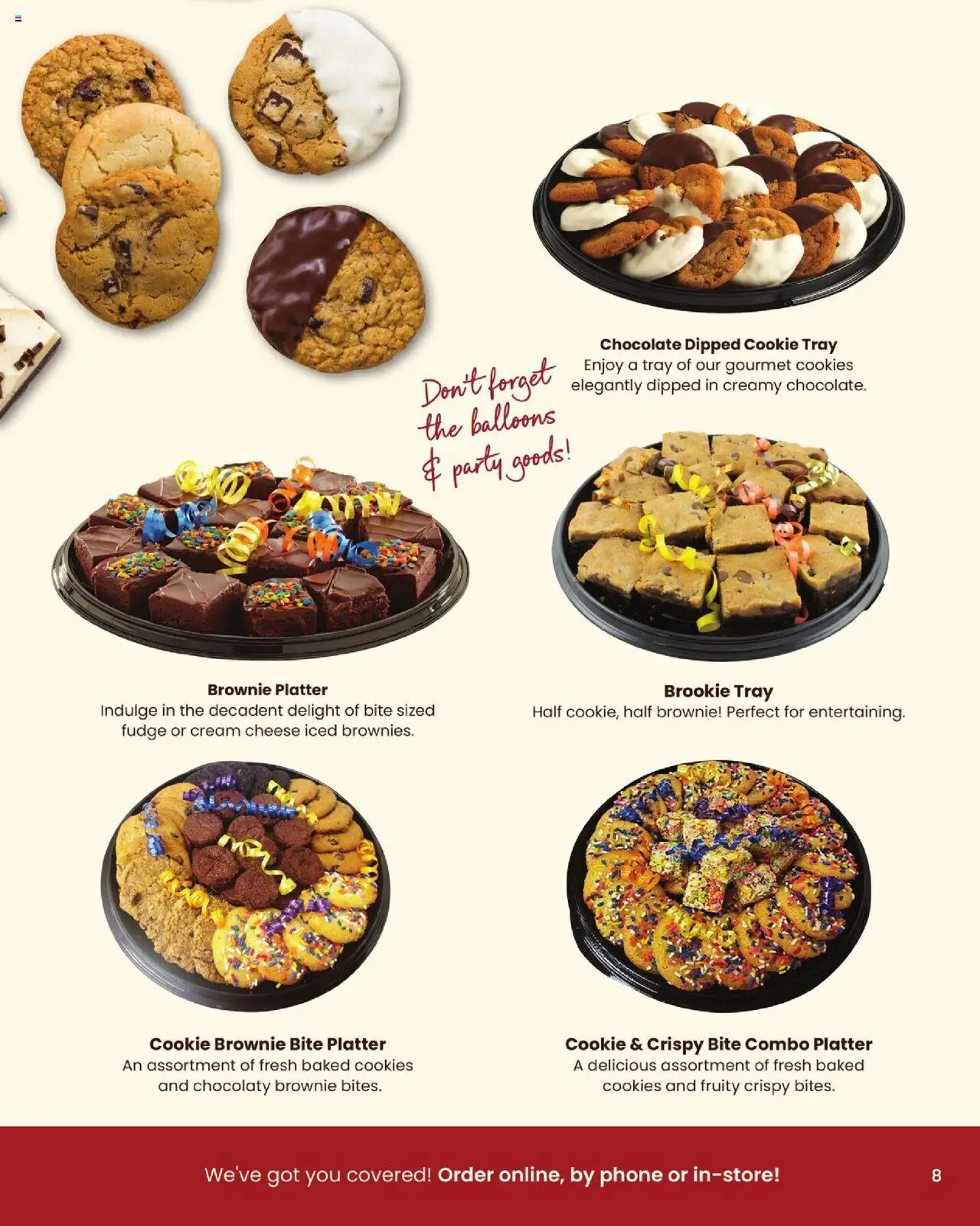 Acme Entertaining Guide - valid from 10/03/2025 | Page: 9 | Products: Chocolate, Cream, Cookies, Phone