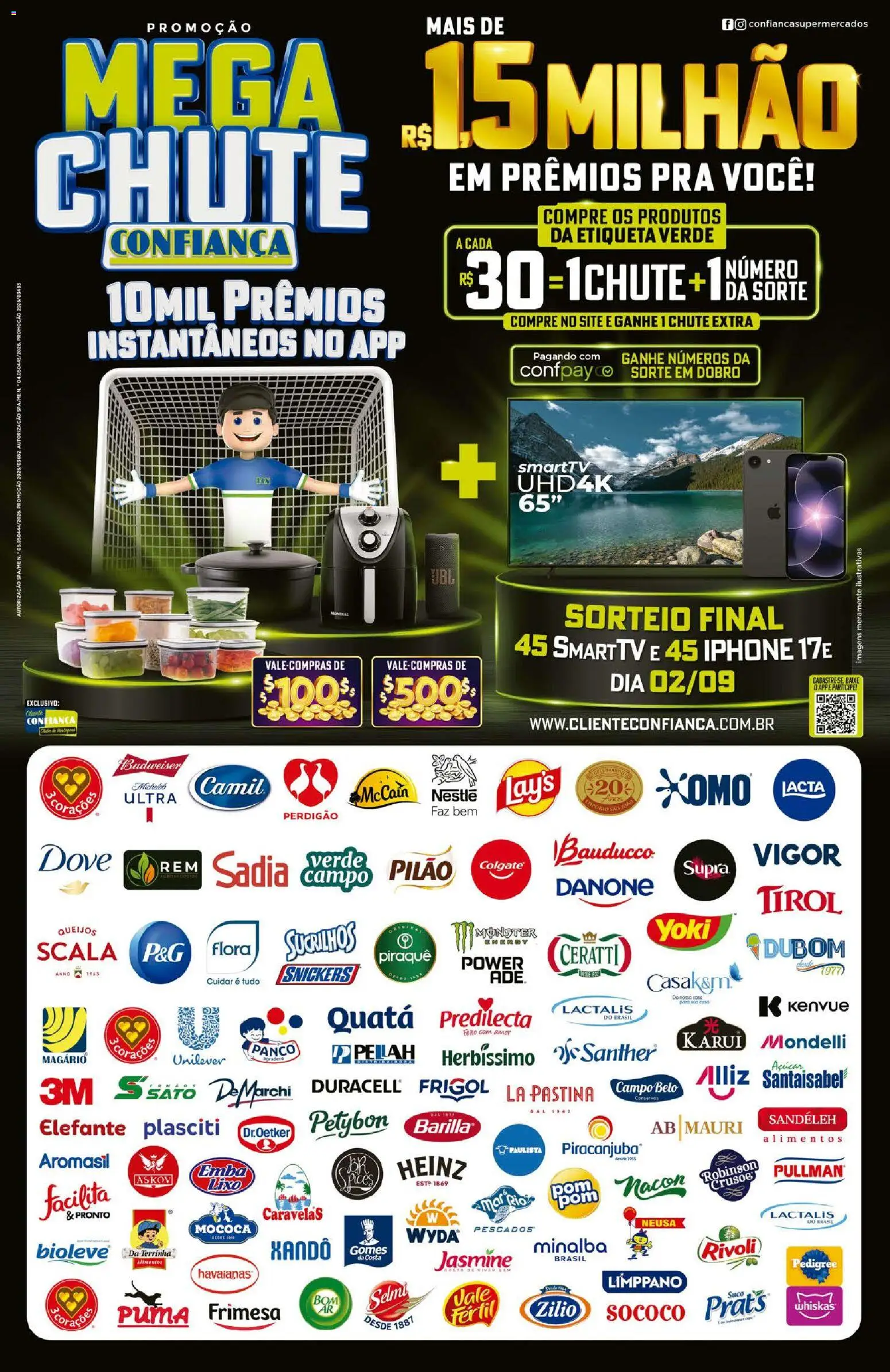 Confiança Folheto - válido de 09.06.2026 | Página: 6 | Produtos: Iphone, Minalba, Suco, Monster