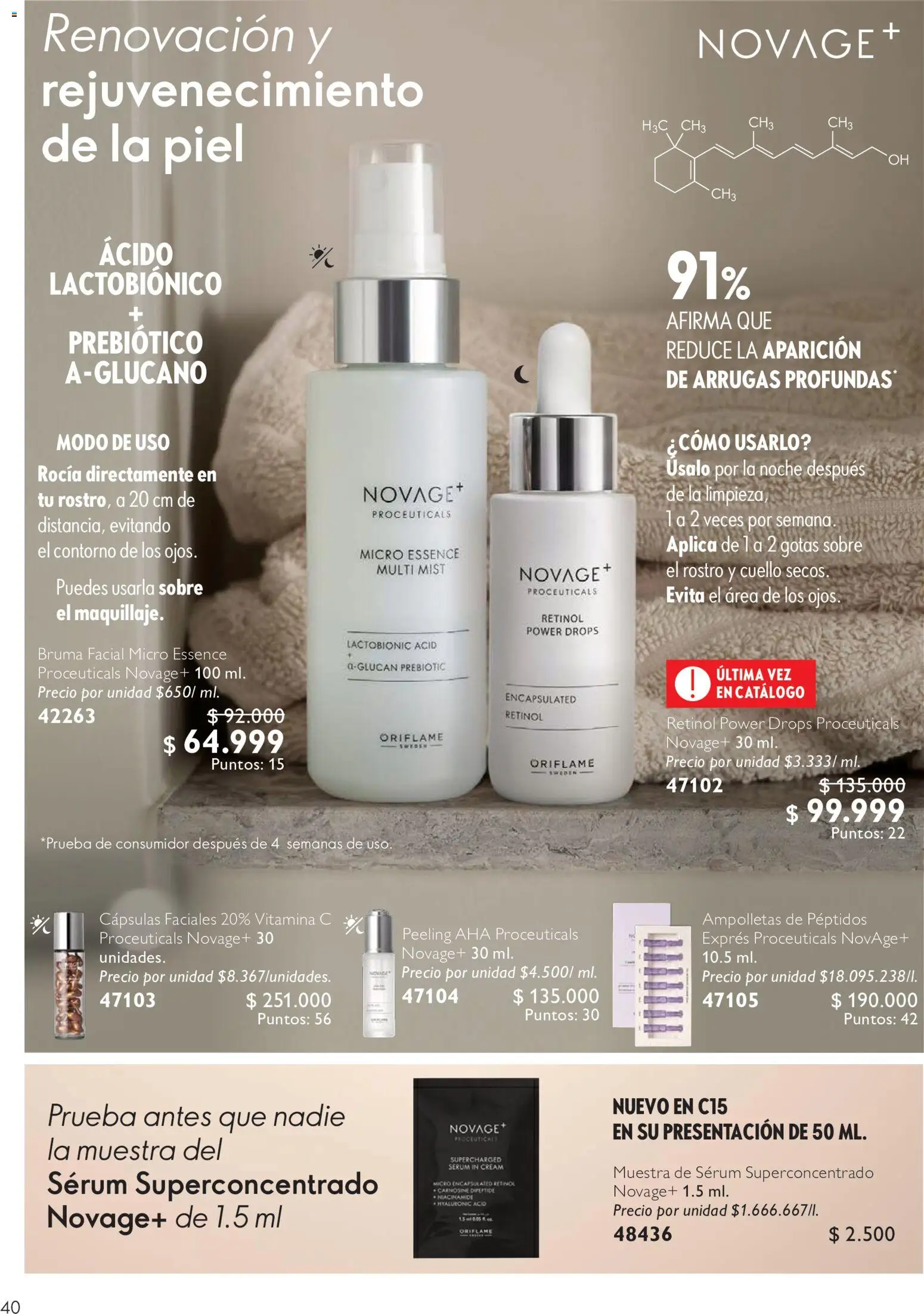 Oriflame revista - valida desde el 12/09/2026 | Página: 40