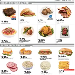 Preview of Fareway weekly ads valid from 07/06/2026 | Page: 4 | Products: Ham, Beef, Salad, Garlic