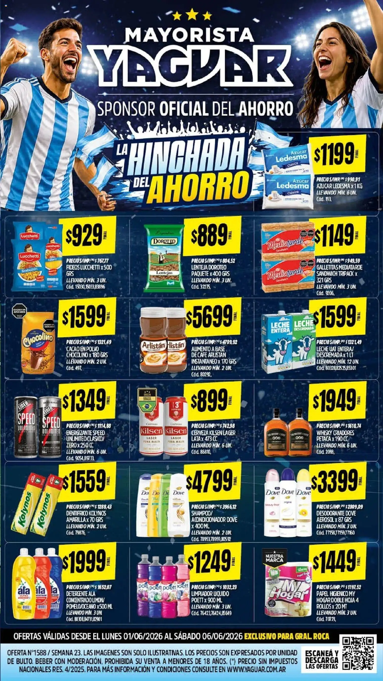 Yaguar - Oferta Semanal General Roca │ válido desde el 01.06.2026 | Página: 2 | Productos: Polvo, Leche, Café, Limpiador