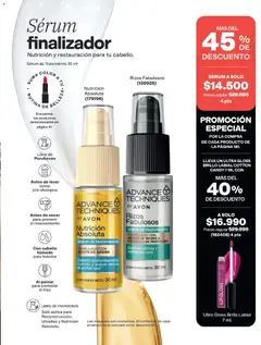 Avon Ciclo 8 -  Vista previa de la revista de la tienda Avon valido desde el 01.08.2026 | Página: 181 | Productos: Serum, Brillo, Aceite