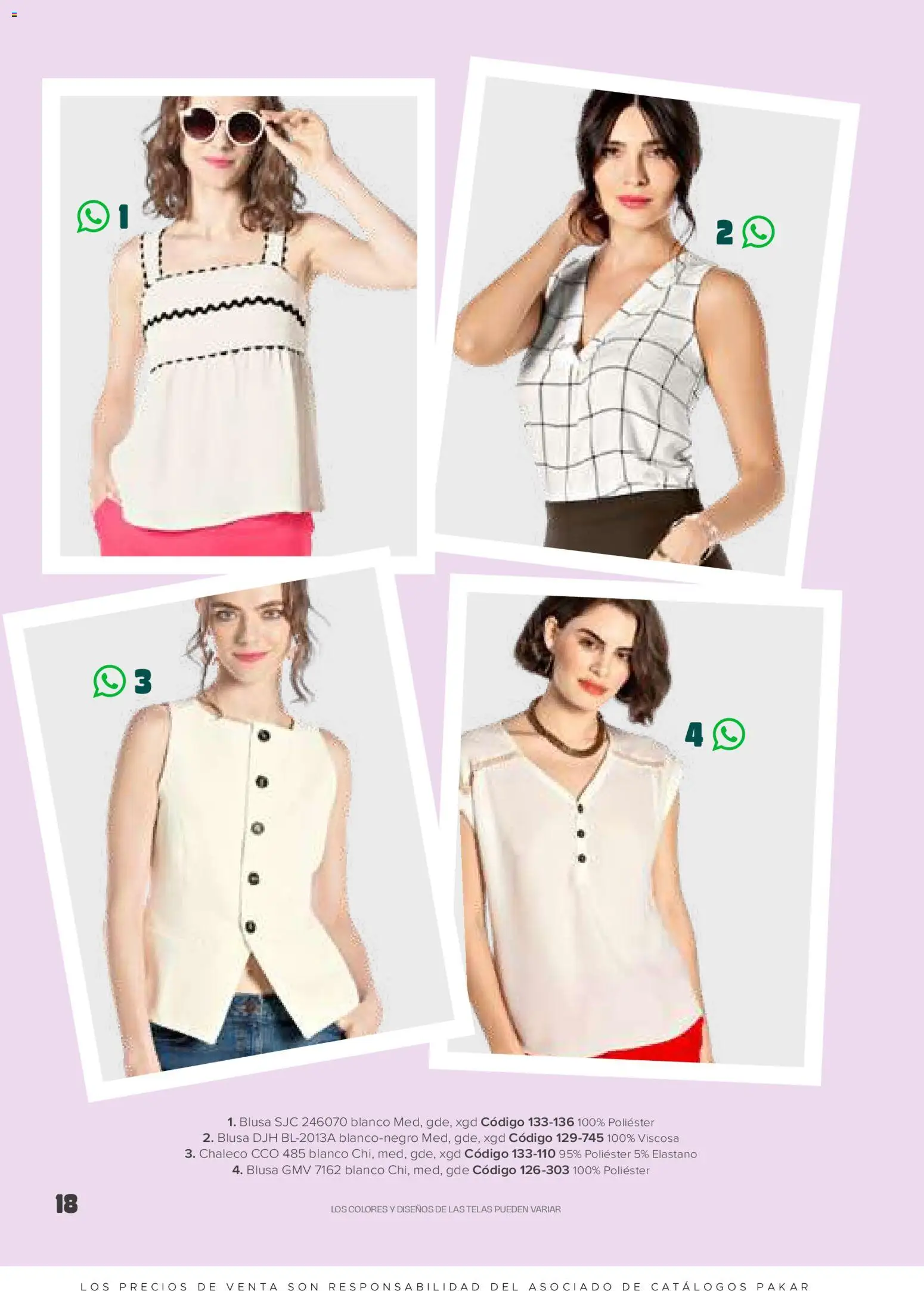 Nuevas ofertas de SC Pakar válidas en toda la República Mexicana desde el 30.01.2026. ¡Encuentra las mejores ofertas en SC Pakar catálogo Ropa! | Página: 18 | Productos: Blusa, Chaleco